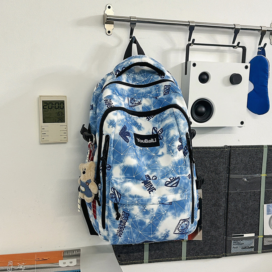 Trendy Patterned Backpack Kalsten