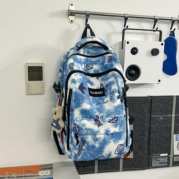 Trendy Patterned Backpack Kalsten