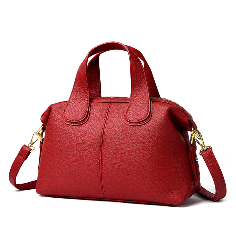 Elegant Faux Leather Handbag Kalsten
