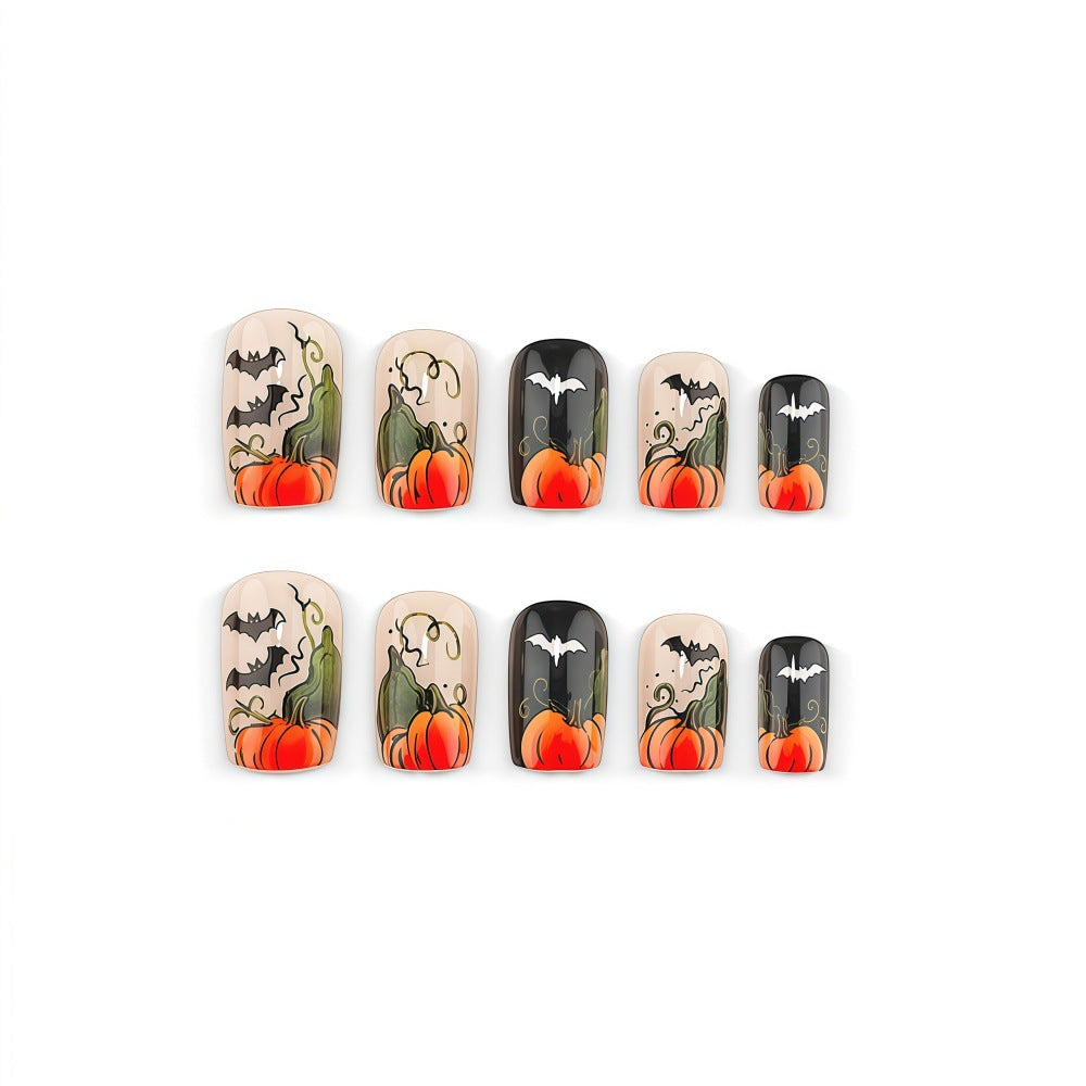 Artificial nail set with Halloween motif Kalsten