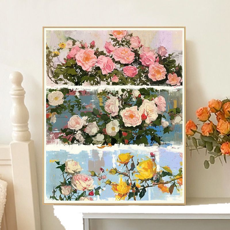 Vintage Floral Wall Art Kalsten