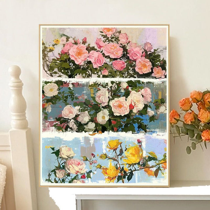 Vintage Floral Wall Art Kalsten