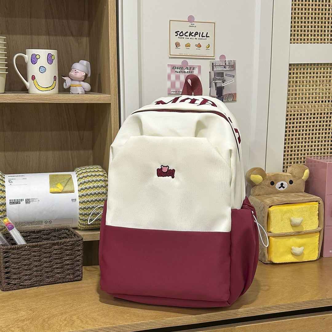 Playful backpack with embroidered Kalsten motif