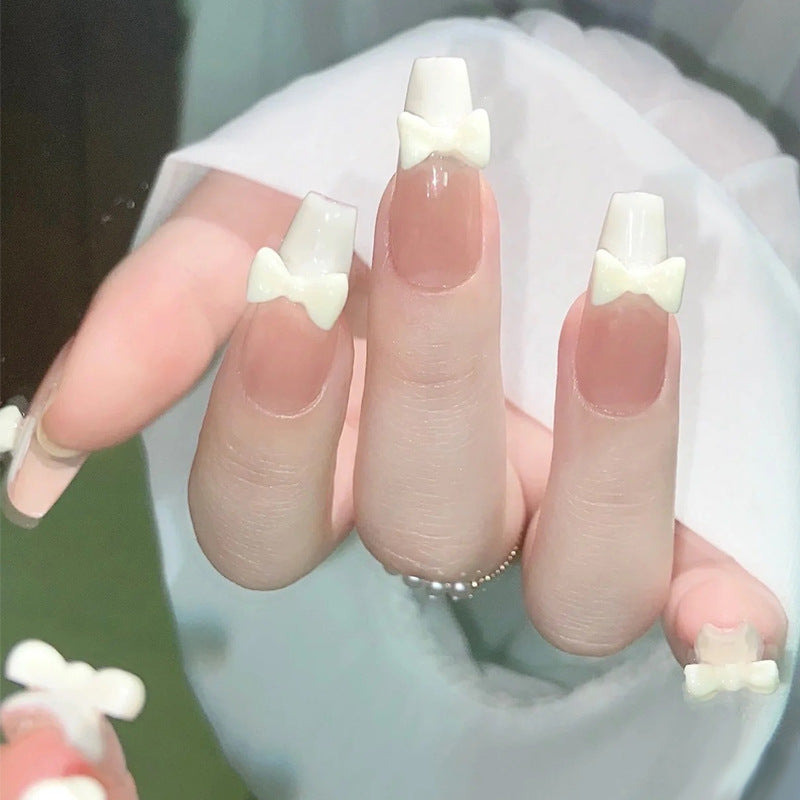 Press-On Nail Design Set with Artistic Holographic Elements Kalsten