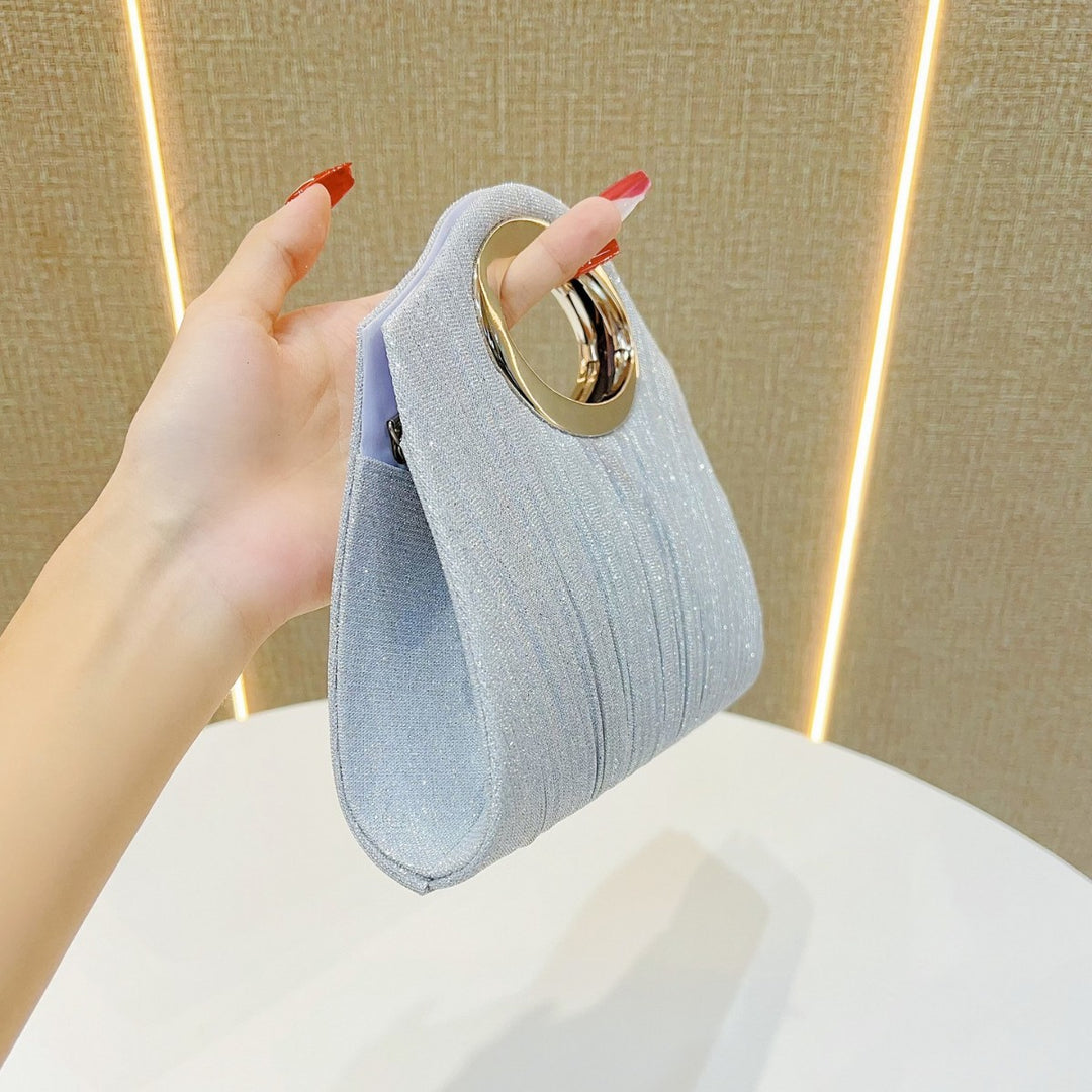 Pleated Evening Handbag