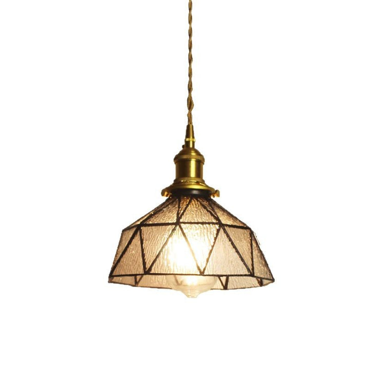Vintage Geometric Pendant Light