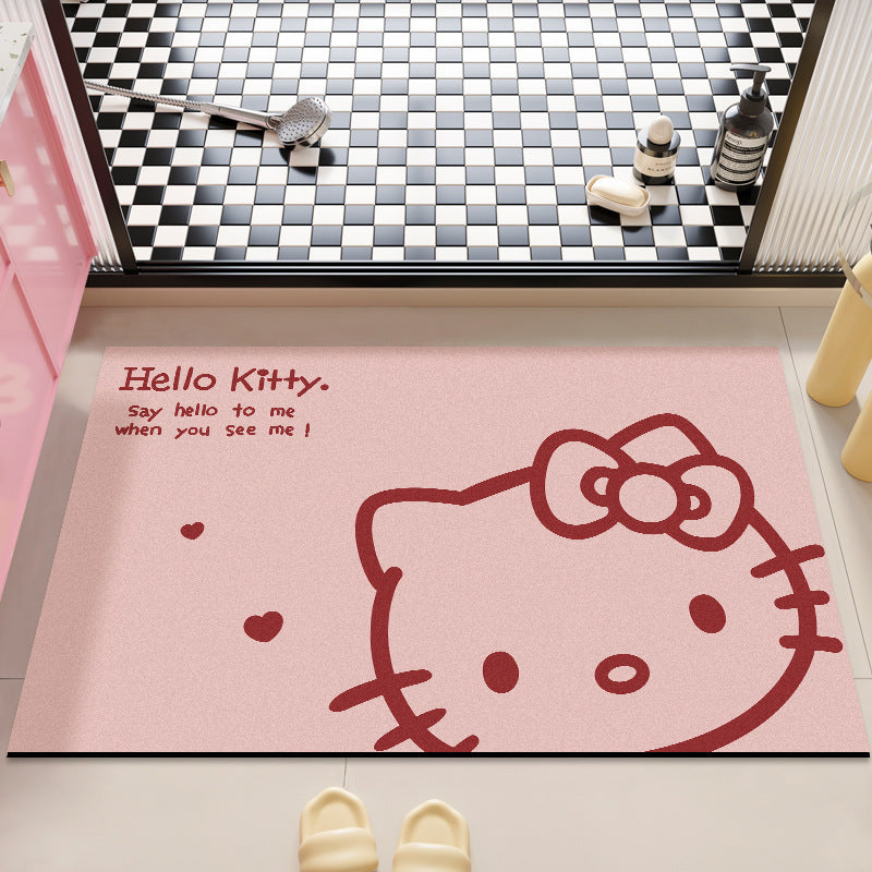 Cute Cartoon-Themed Bath Rug