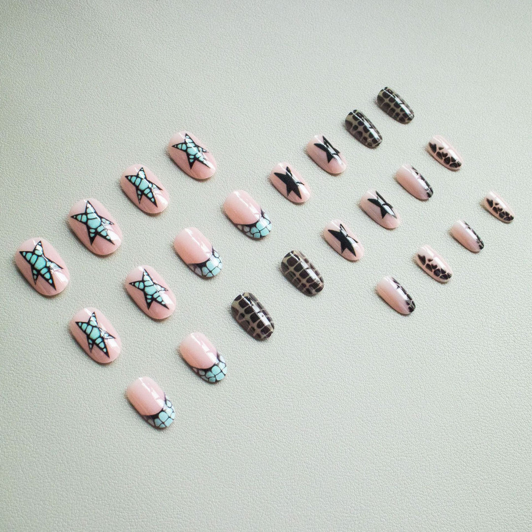 Artistic Star and Geometric Nail Art Kit
