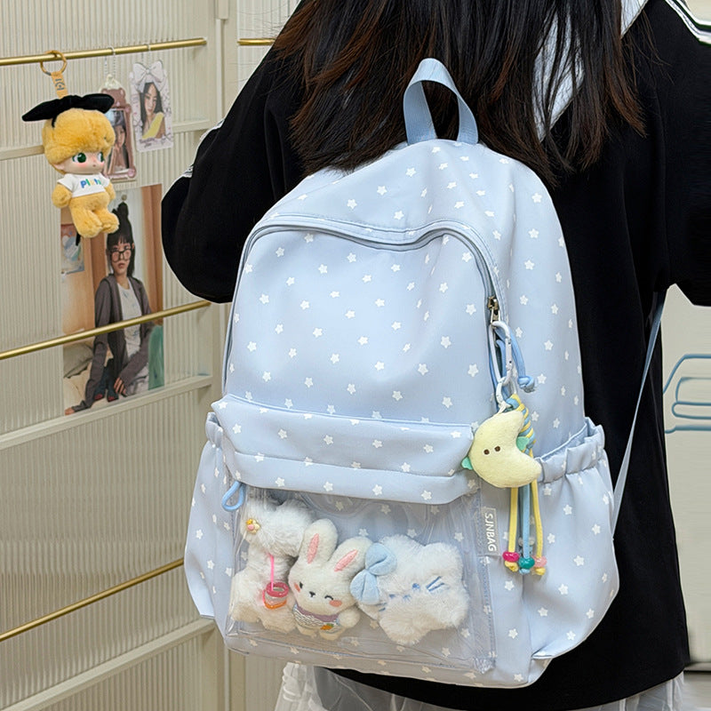 Cute Star-Printed Casual Backpack Kalsten