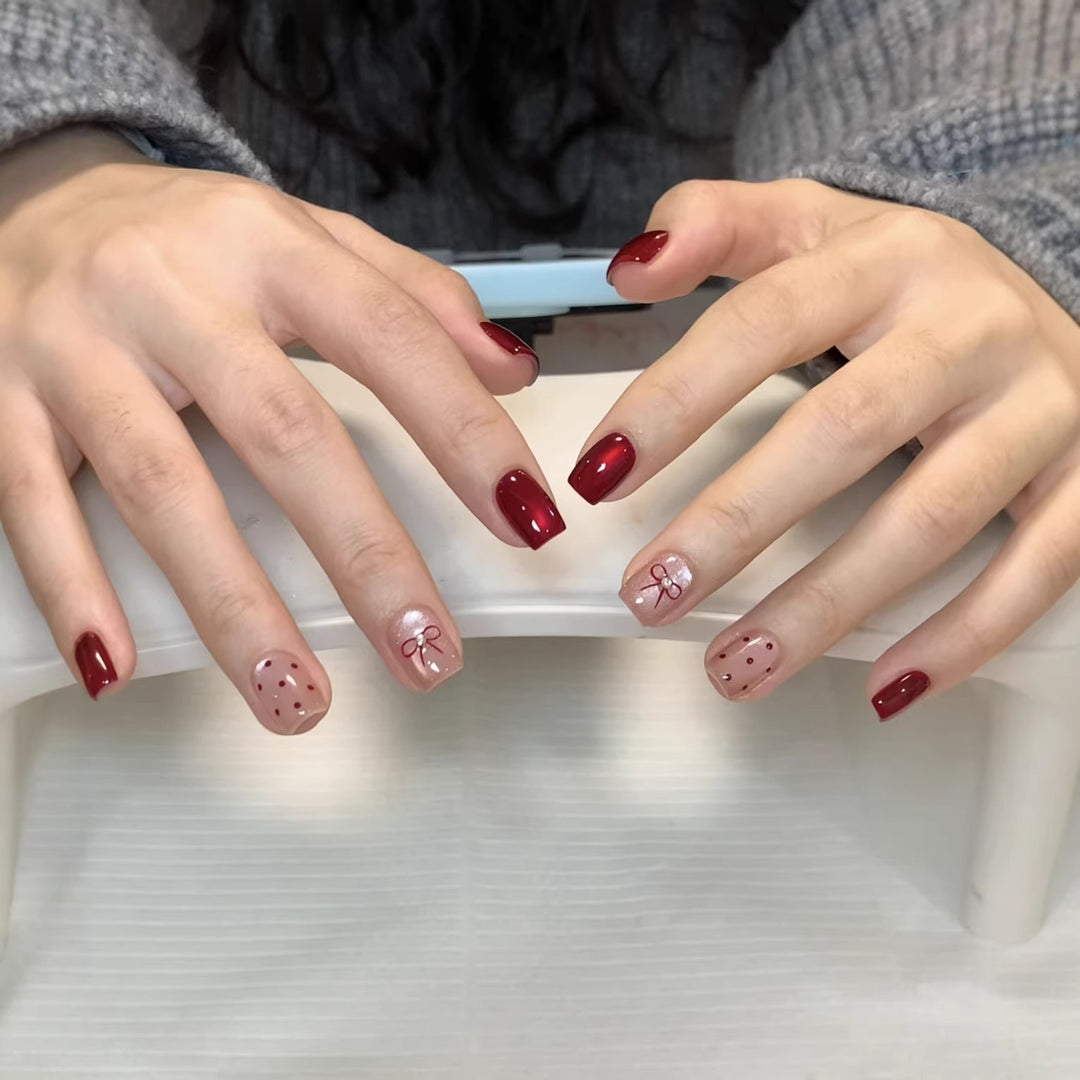 Artistic Floral Press-On Nail Set Kalsten 1789803421