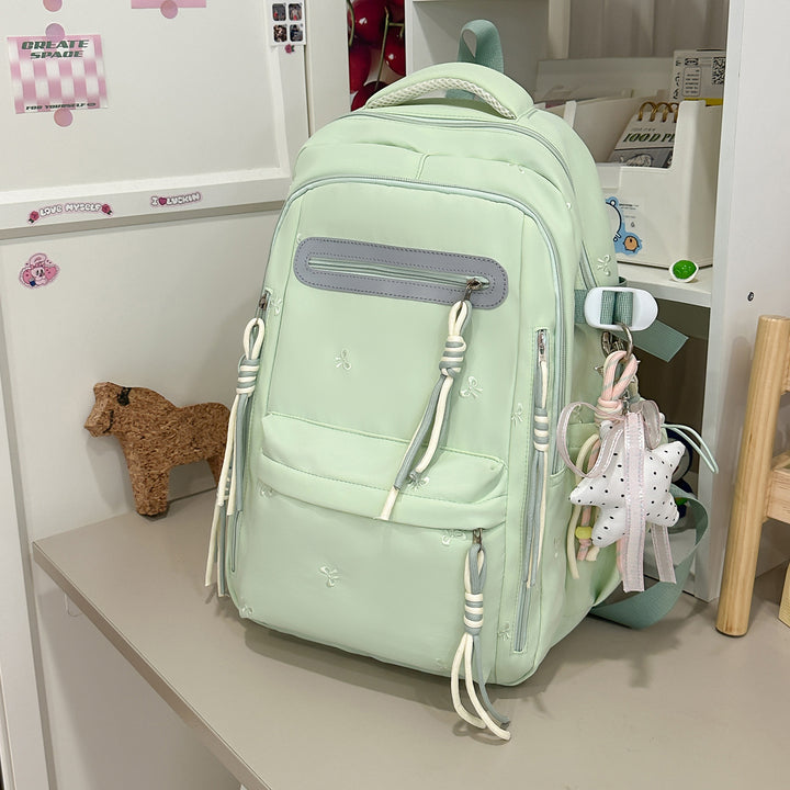 Decorative Floral Embroidered Backpack Kalsten