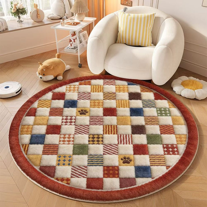 Round Decorative Area Rug