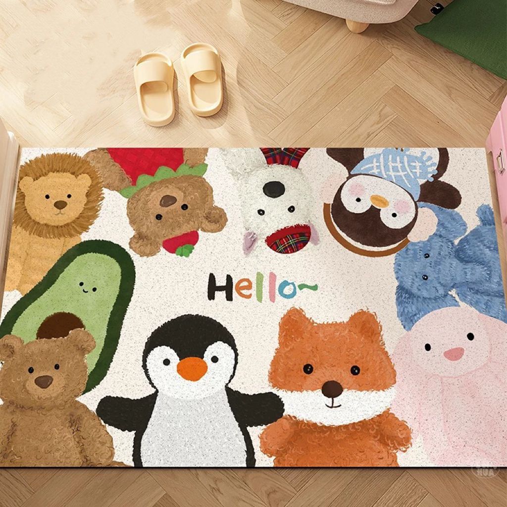 Playful Animal-Themed Area Rug