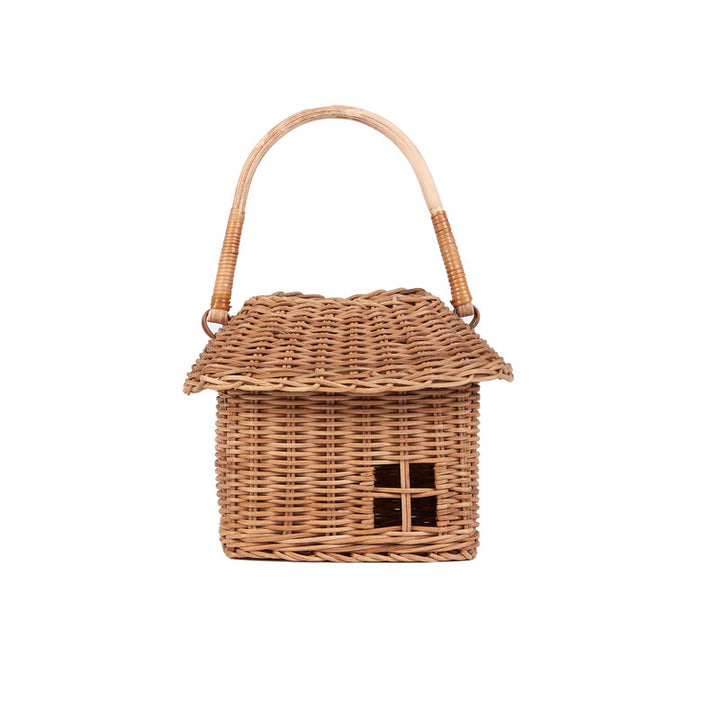 Playful storage basket in house design Kalsten