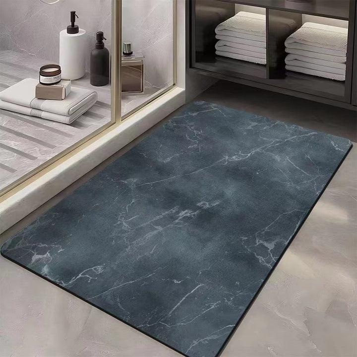 Luxury Marble Print Bath Mat