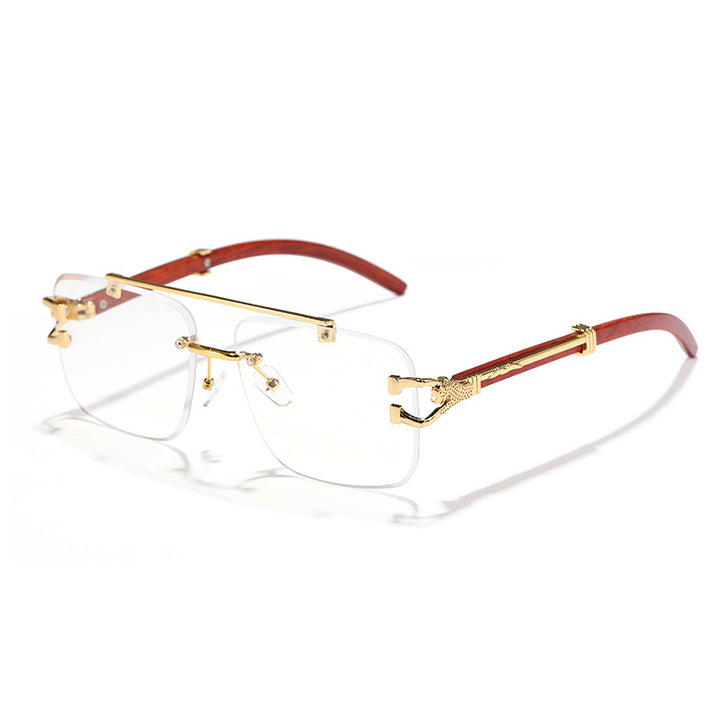 Women's stylish square sunglasses with luxurious metal frame Kalsten