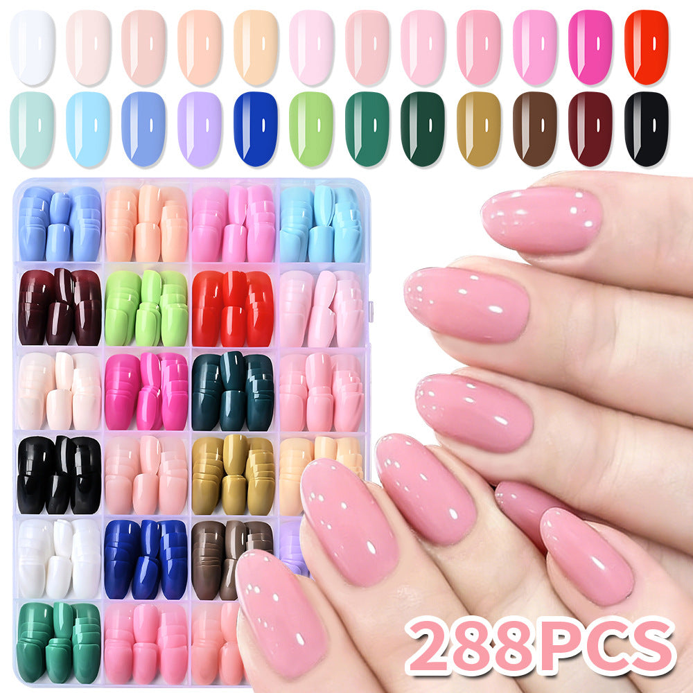 Full Coverage Press-On Nail Tips Set