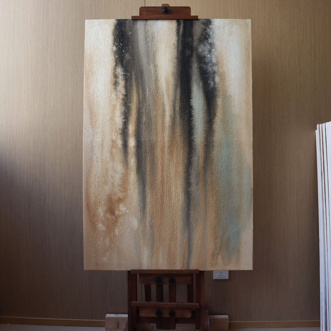 Abstract Textured Canvas Wall Art Display