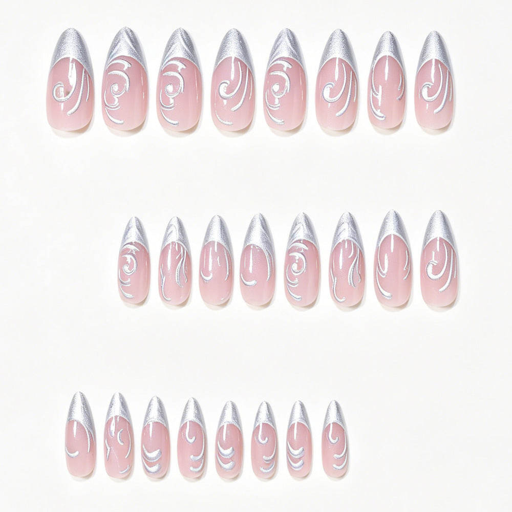Elaborate Sculpted Press-On Nail Art Kalsten