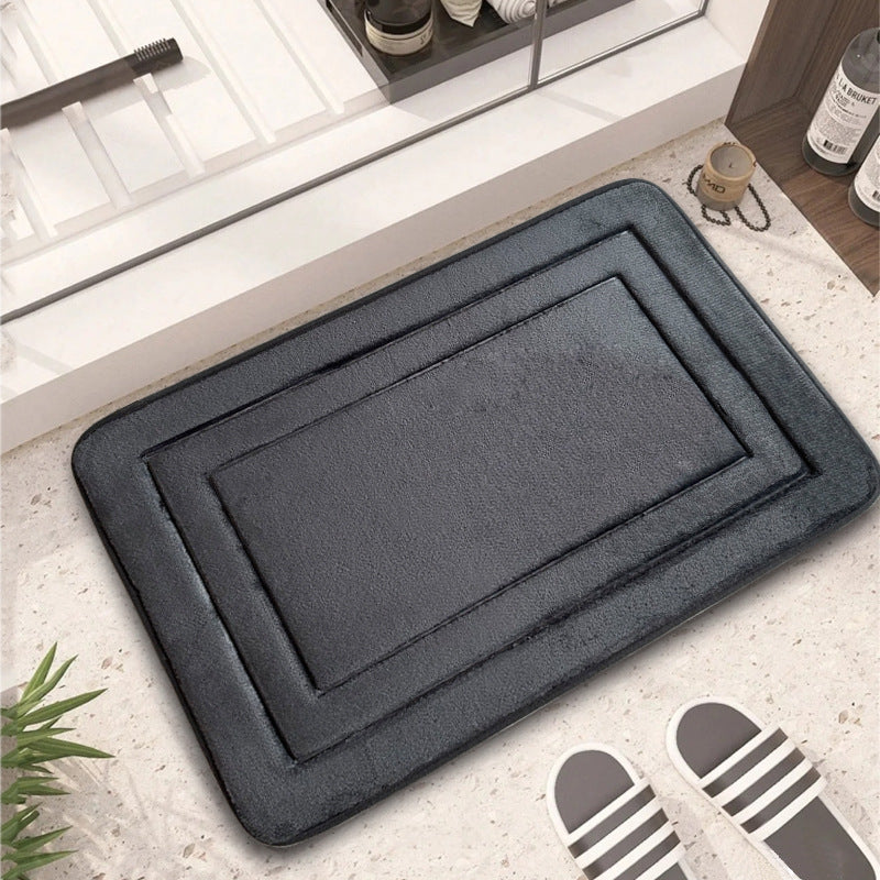 Soft Plush Rectangle Bath Mat Kalsten