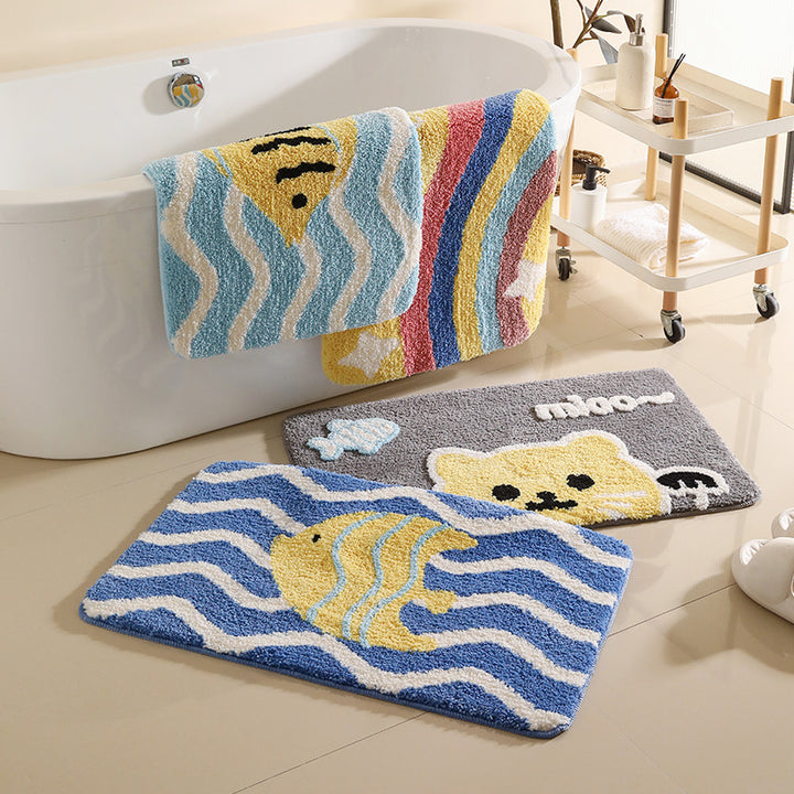 Soft Cartoon Panda Bath Mat Kalsten