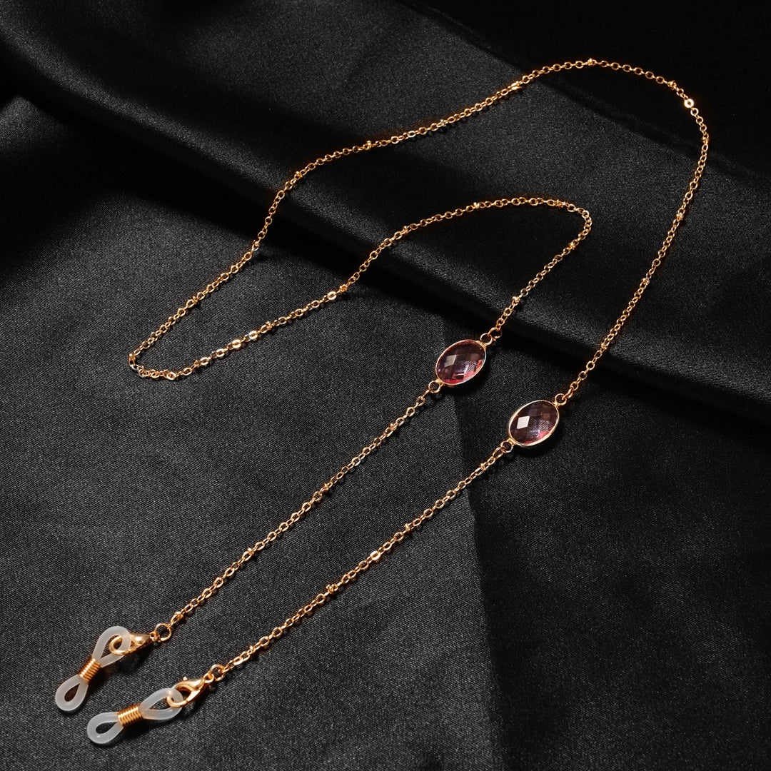 Elegant Gemstone-Embellished Eyewear Holder kalsten
