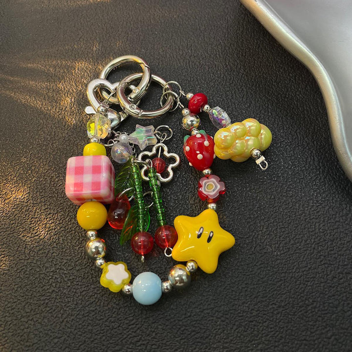 Playful Beaded Charm Keychain Kalsten 1790134650