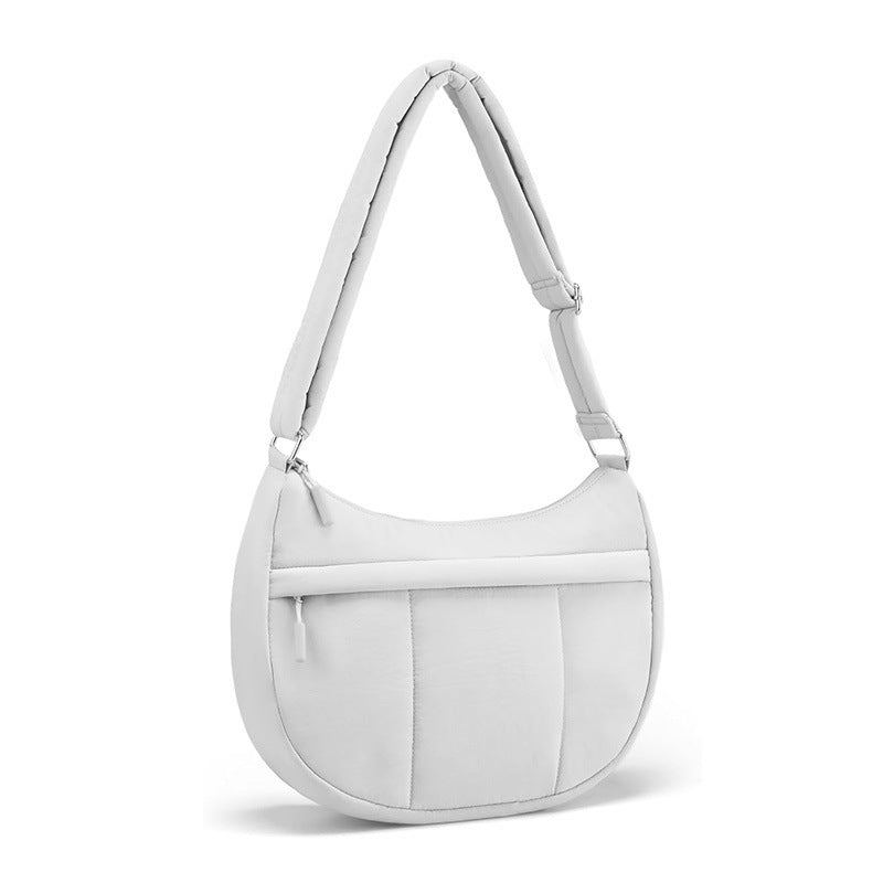 Fashionable shoulder bag with padded shoulder strap and multiple compartments Kalsten