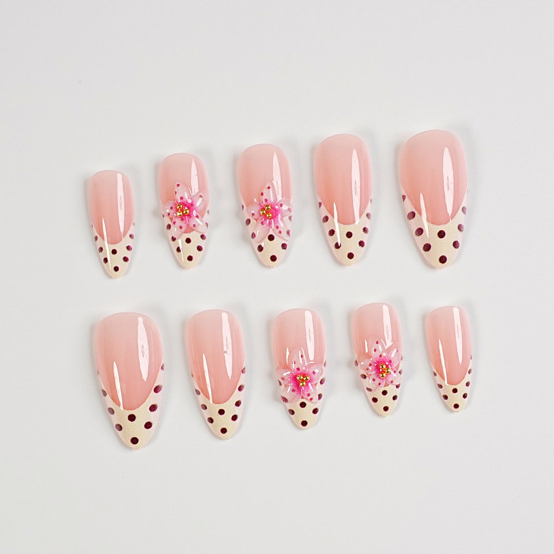 Premium Press-On Nail Art Set with Accessories