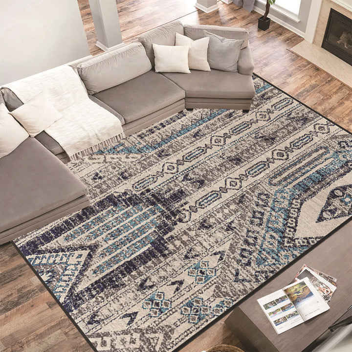 Geometric Pattern Area Rug Kalsten