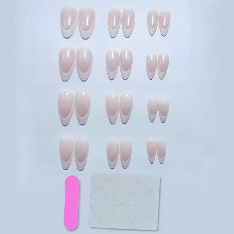 Nail art set with elegant French manicure Kalsten