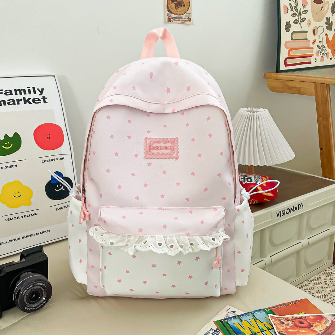Playful Star-Patterned Backpack Kalsten