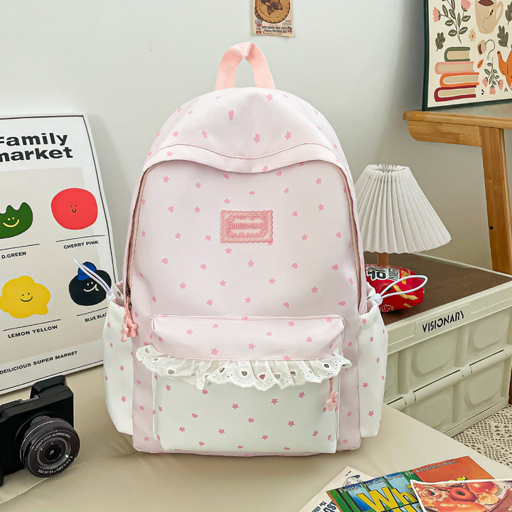 Playful Star-Patterned Backpack Kalsten