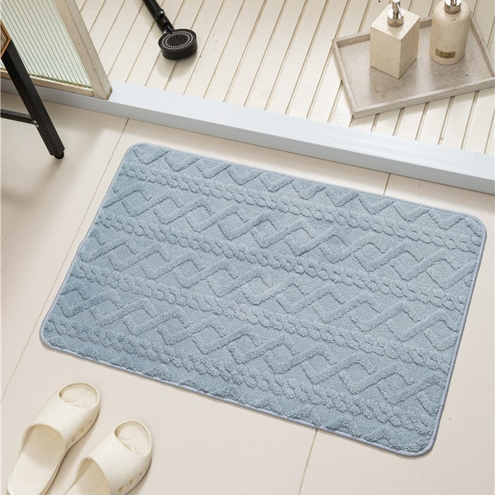Textured Non-Slip Bathroom Mat Kalsten