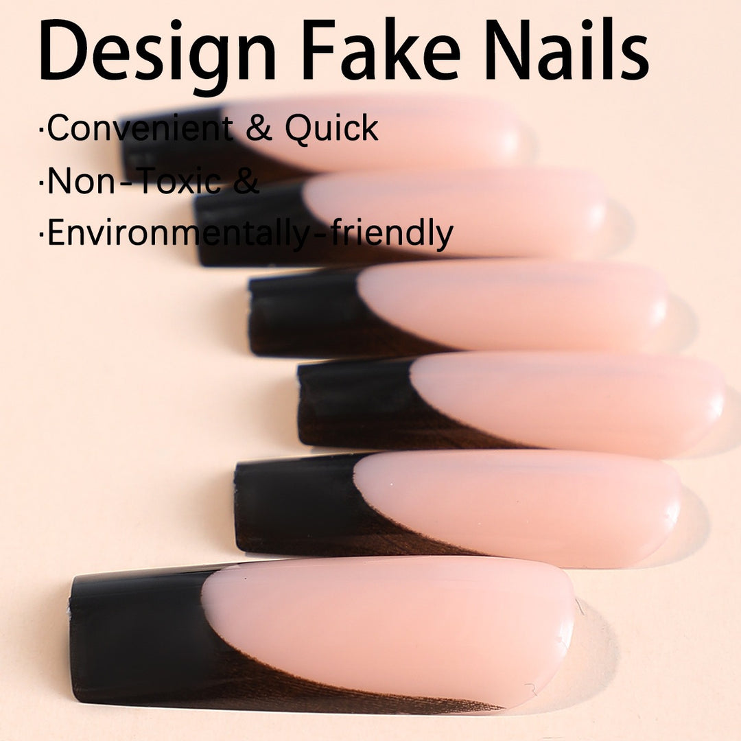 Artificial nail set with elegant ombre design Kalsten