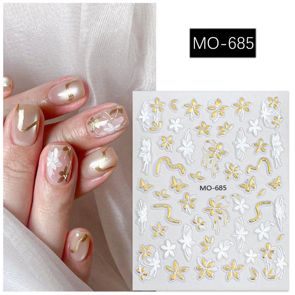 Floral Nail Art Sticker Set