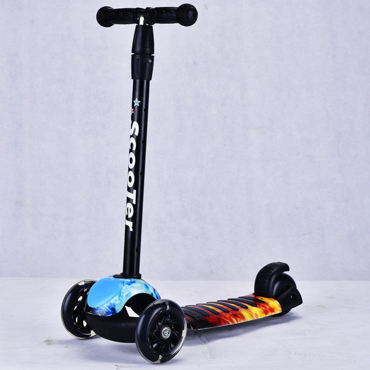 Stylized Three-Wheel Kickboard Scooter Kalsten