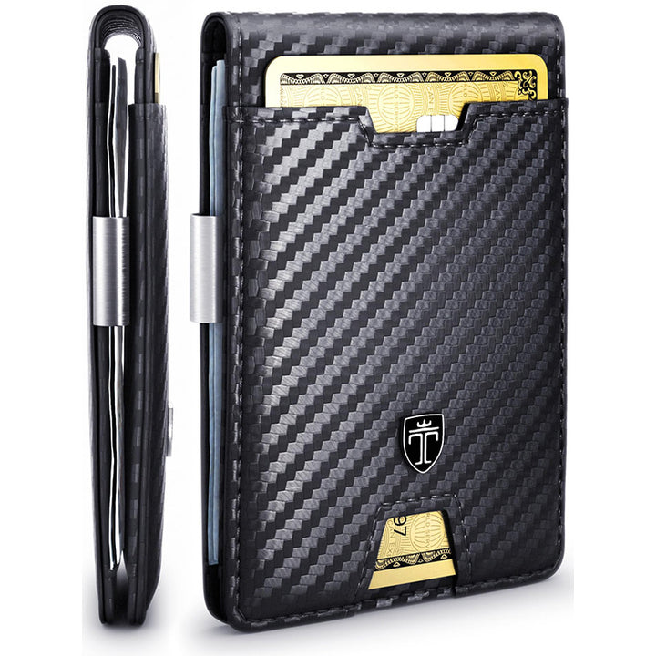 Sleek Carbon Fiber Card Wallet Kalsten
