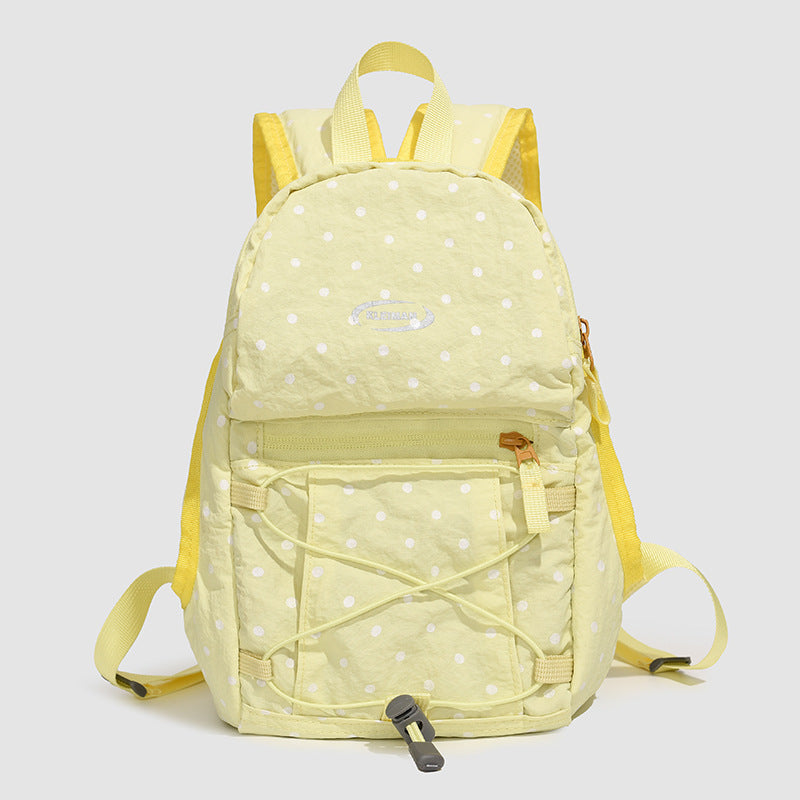 Trendy Polka Dot Casual Backpack Kalsten