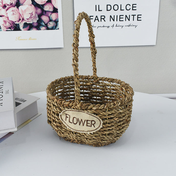 Handwoven Decorative Flower Basket Kalsten
