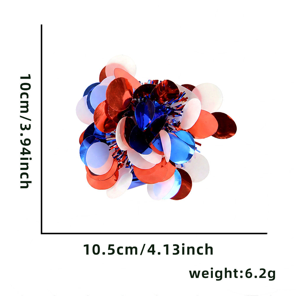Unisex nan lightweight hand pompon made of shiny metallic foil ideal for cheerleading and fan merchandise Kalsten