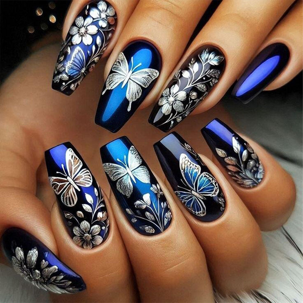 Artistic nail decorations with 3D designs Kalsten