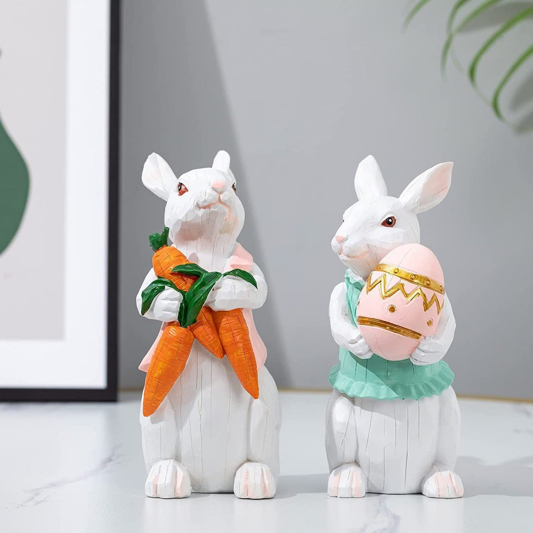 Decorative Bunny Figurine Set Kalsten