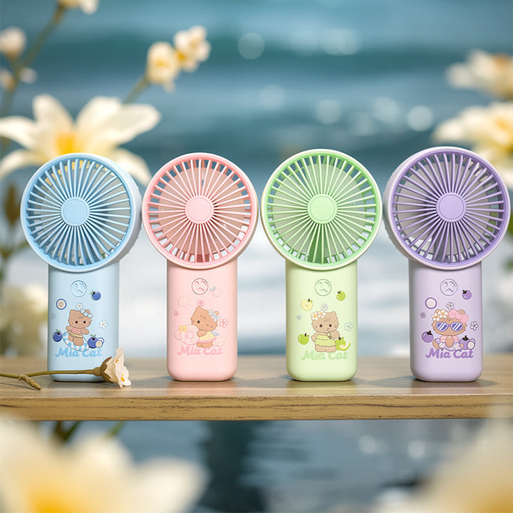 Ladies portable handheld fan with cute animal design Kalsten