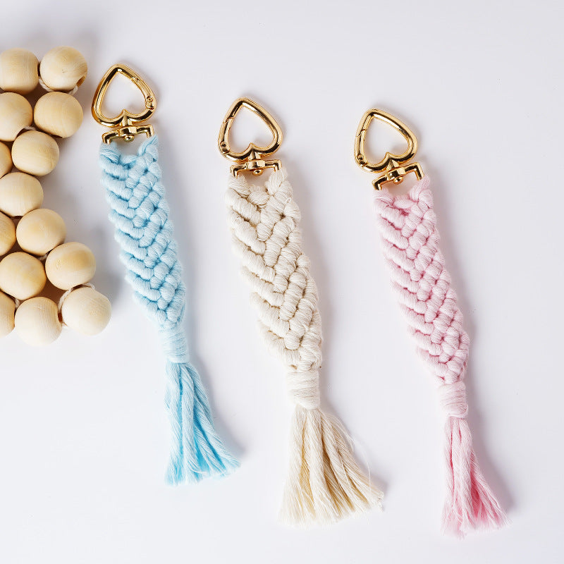 Decorative Macramé Keychain Holder Kalsten