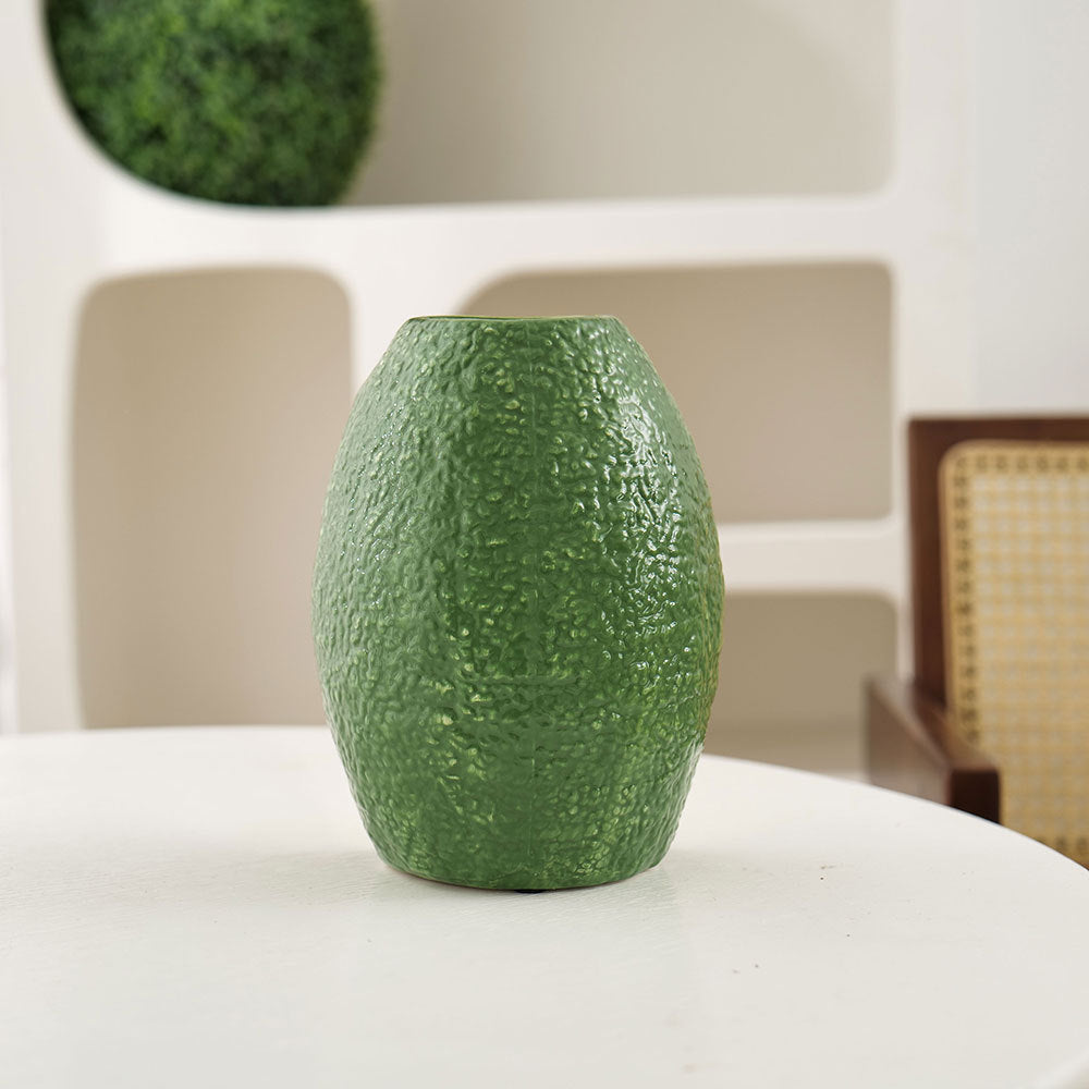 Avocado Shaped Decorative Vase