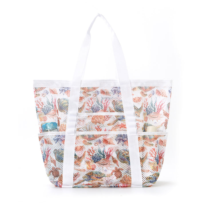 Practical Beach Bag in Airy Mesh Design Kalsten