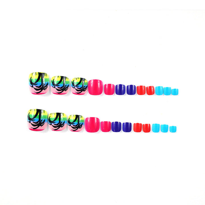 Artistic Vibrant Nail Art Kalsten