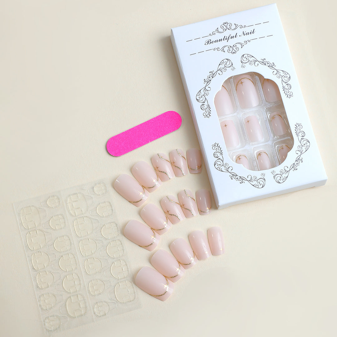 Elegant Press-On Nail Art Set Kalsten