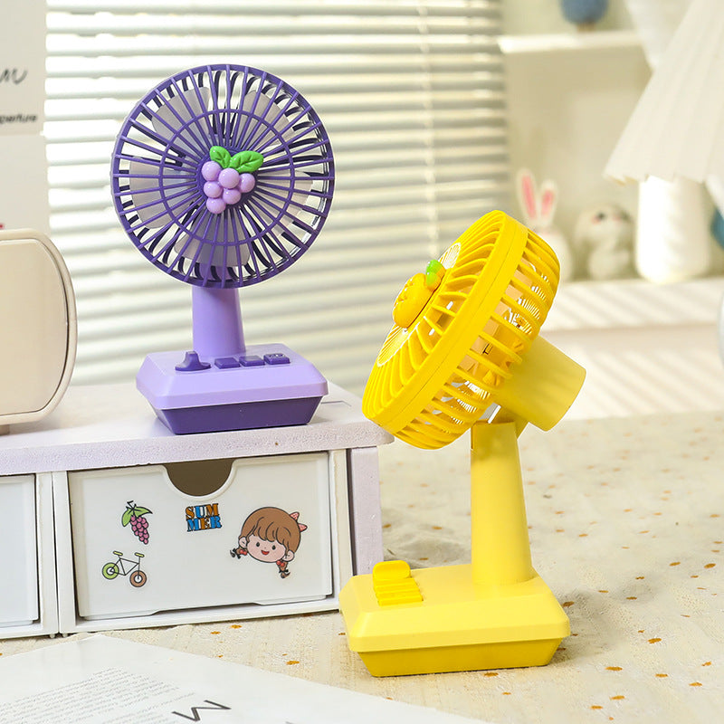 Ladies portable USB table fan in cheerful pineapple design Kalsten